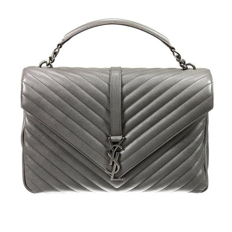 ysl college purse|YSL college bag large grey.